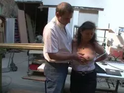 Ganz schnell poppt der Hengst die Bitch durch